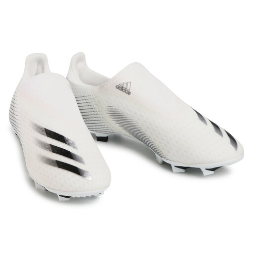 Buty do pi?ki no?nej adidas X Ghosted.3 Ll Fg EG8165 Bia?y | eobuwie.com.pl