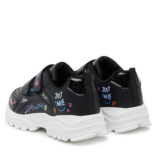 ce001 Sneakersy DeeZee CEO-AVO-19627-002 Czarny | eobuwie.com.pl