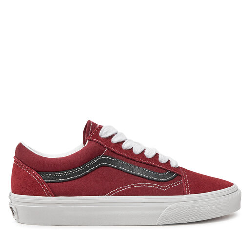 Womens red vans old skool clearance
