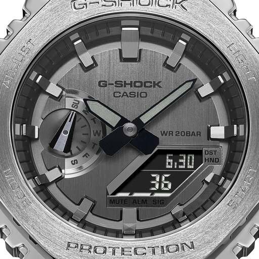 G-SHOCK GM-2100 シルバー/ブラック FULL METAL - GM-B2100 - 製品情報 | G-SHOCK 腕時計
