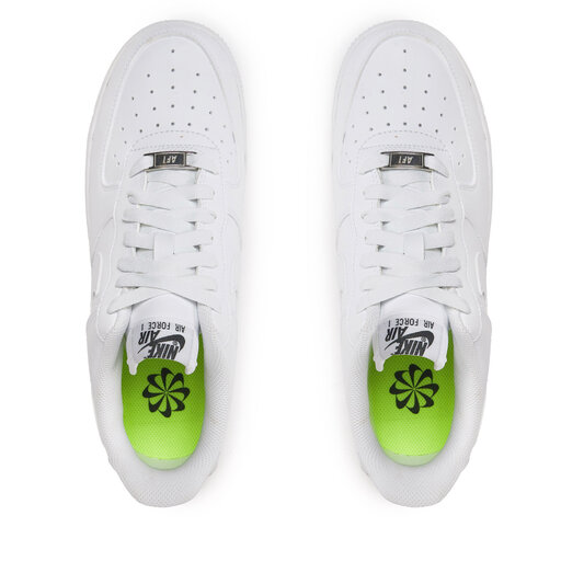 Nike air force 1 07 trainers white white black deals