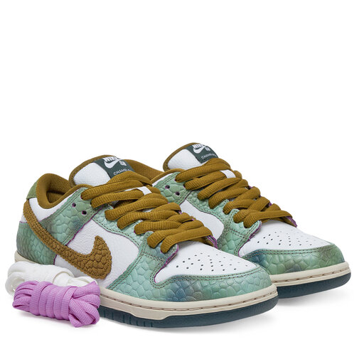 Sneakersy Nike Sb Dunk Low Pro Qs HJ3386 300 Zielony