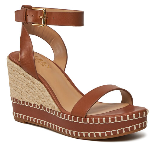 Alpargatas Lauren Alise II - Cuero Burnished, Marrón, Mujer