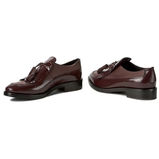 Chaussures basses Geox D Brogue F D642UF 06543 C7357 Bordeaux chaussures