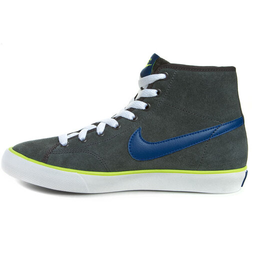 Seminario reporte instante Zapatos Nike Primo Court Mid Suede 647610 004 Anthracite/Gym Blue-White  Volt • Www.zapatos.es