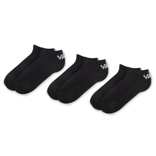 Set di 3 paia di calzini corti da uomo Vans Classic Low VN000XS8BLK Nero escarpe