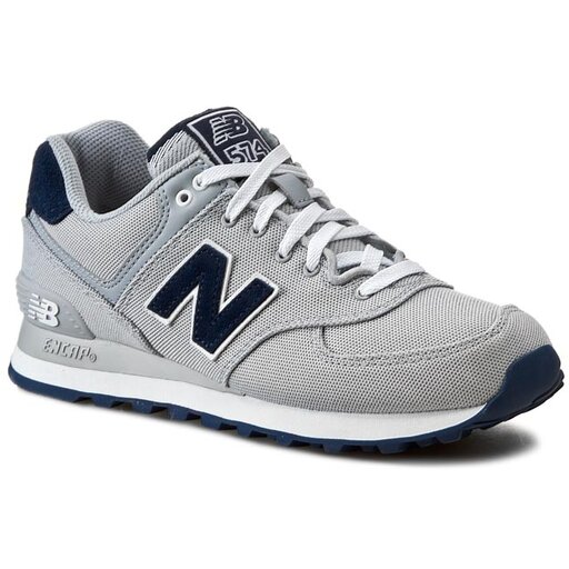 Sneakersy New Balance Classics ML574POY Szary eobuwie .pl