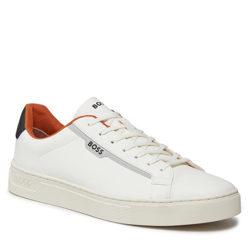 Hugo boss deals white shoes