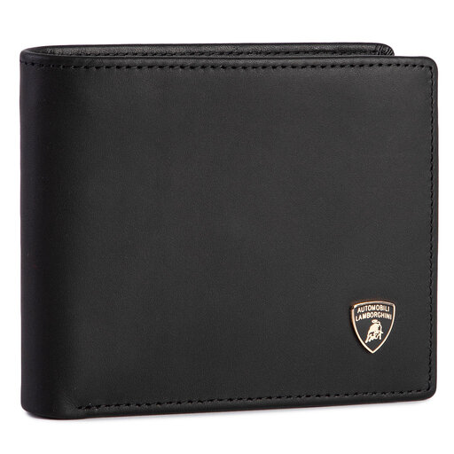 Portafoglio grande da uomo Lamborghini E3XUBP11 Nero
