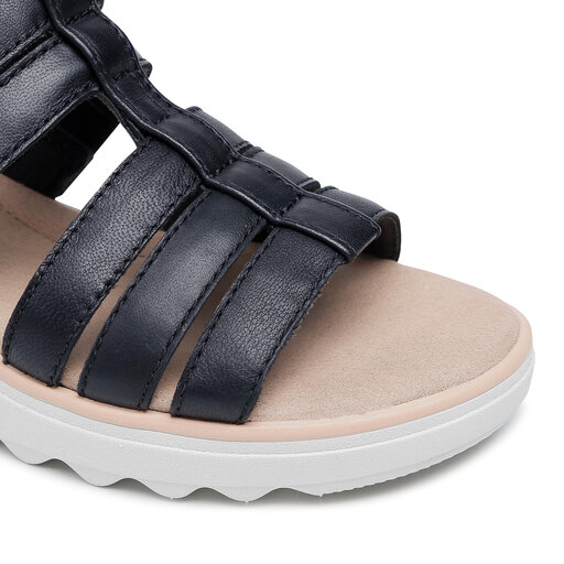 Sandalias Clarks Jillian Nina 261498034 Black Leather zapatos.es