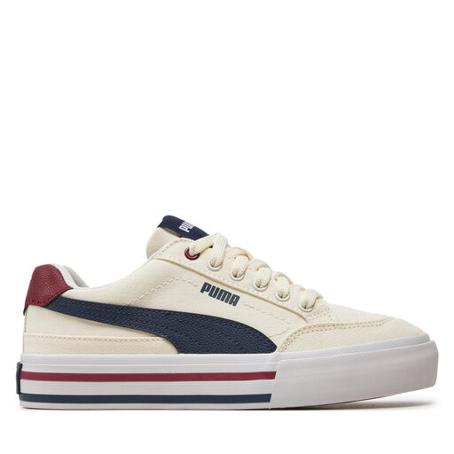 Puma Court Puma Bianche E Marroni Scarpe Sportive Puma Court