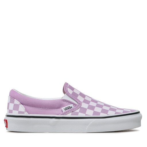 Vans lilac slip on sales