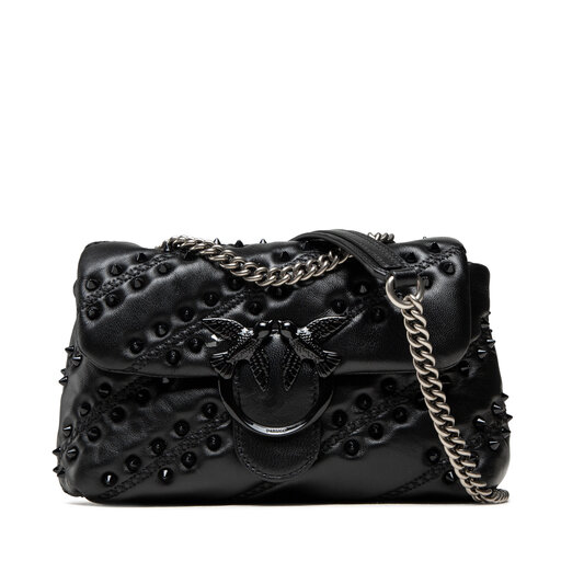 Handtasche Pinko Love Mini Puff Soft Studs Cl AI 21 22 PLTT 1P22BA Y7FP Schwarz eschuhe