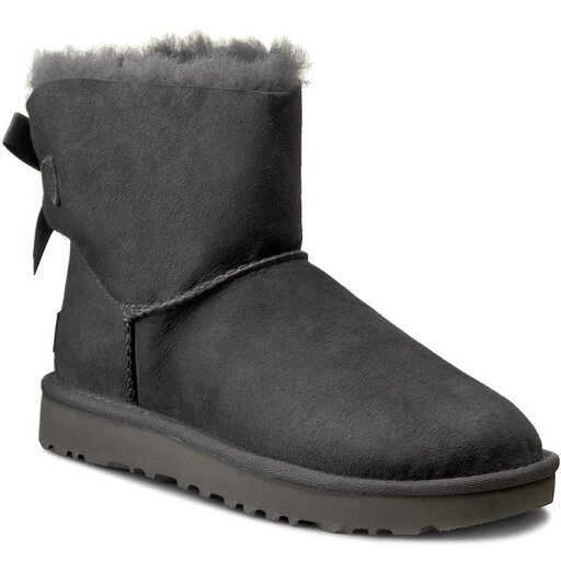 Botas de nieve Ugg W Mini Bailey Bow II 1016501 W Grey zapatos.es