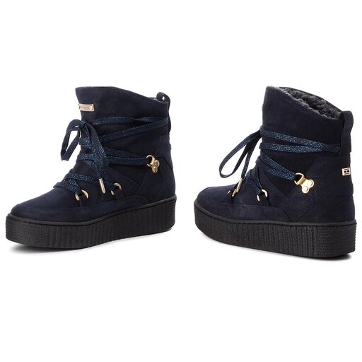 Tommy hilfiger cozy warmlined suede boot on sale