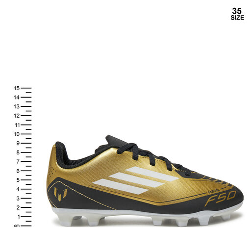 Chaussures de football adidas F50 Club FxG Messi IG9319 Or