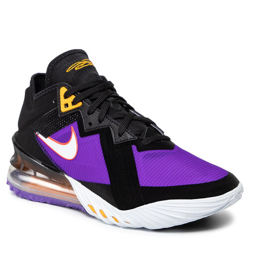 Zapatos Nike Lebron XVIII Low Black/White/Fierce Purple • Www. zapatos.es