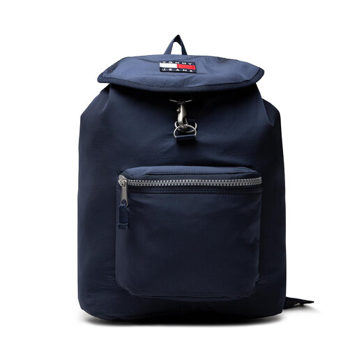 Plecak Tommy Jeans Tjm Heritage Flap Backpack AM0AM07915 Granatowy