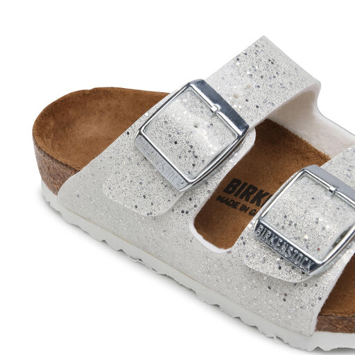 cosmic sparkle white birkenstock