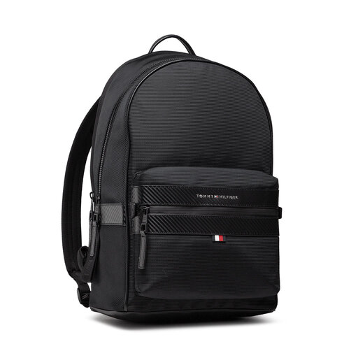 Mochila Tommy Hilfiger Elevated Nylon Backpack AM0AM07759 Negro