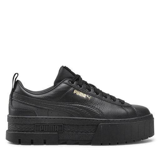 All black platform pumas best sale