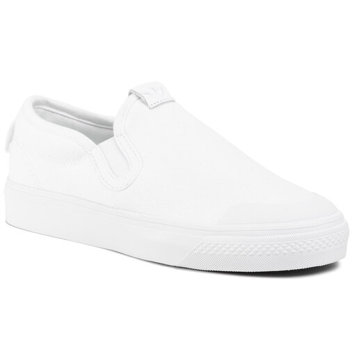 Scarpe sportive adidas Nizza Slip On EF1185 Bianco escarpe