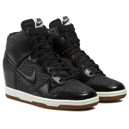 Nike WMNS Dunk Sky Hi Essential 644877 003 Black/Medium Mint • Www.zapatos.es