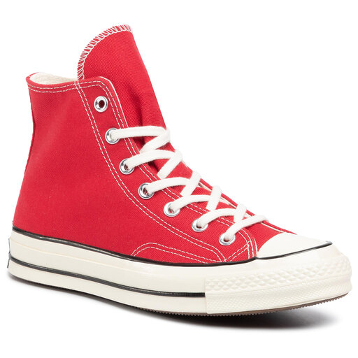 converse chuck 70 hi black enamel red