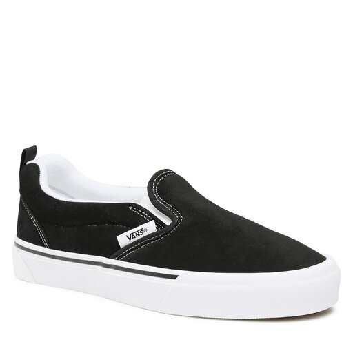 White suede slip on vans online