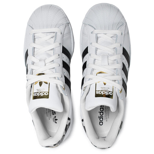 Chaussures adidas Superstar W FX6101 Ftwwht/Cblack/Goldmt •  Www.chaussures.fr