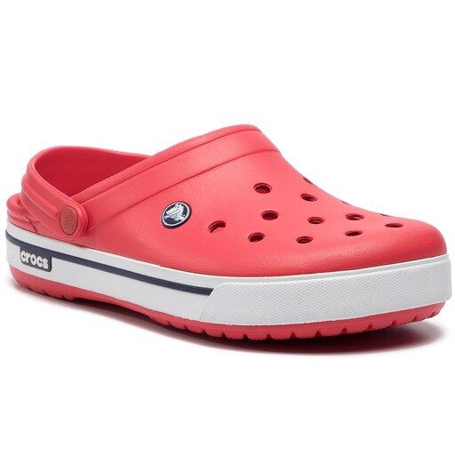 Pantoletten Crocs Crocband II.5 Clog 12836 Red Navy eschuhe