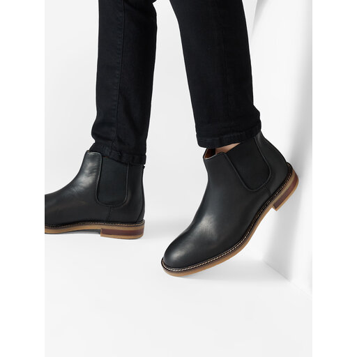 Bottines Chelsea Clarks Jaxen Chelsea 261627297 Black Leather fr