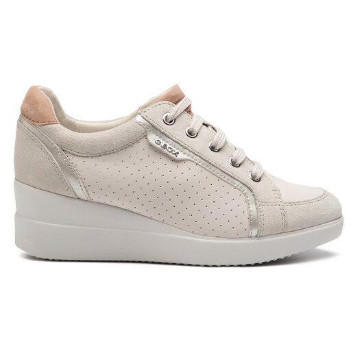 Europa Transparente reflujo Sneakers Geox D Stardust A D5230A 08522 C1002 Off White • Www.zapatos.es