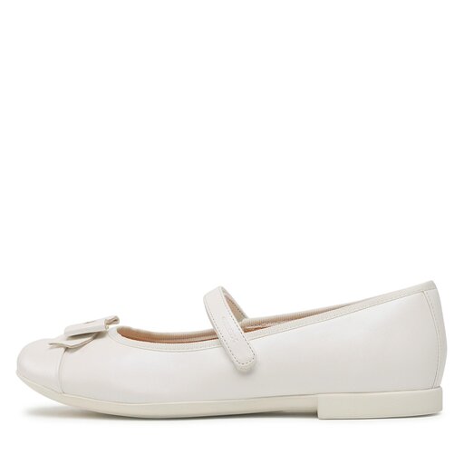 Bailarinas Geox Jr Plie J3555A000NFC1000 D Blanco zapatos.es
