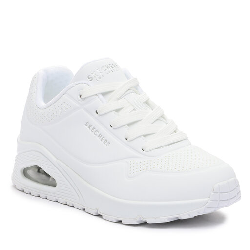 Skechers uno stand on air white discount