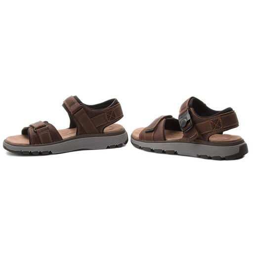 Sandales Clarks Un Trek Part 261318607 Dark Tan Leather fr
