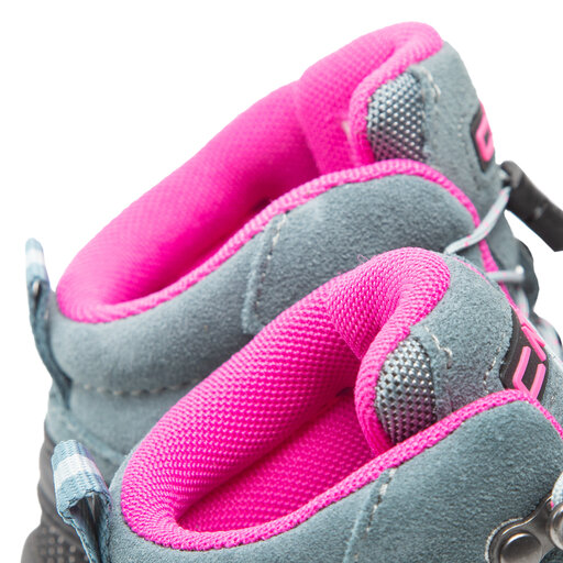 Trekingová obuv CMP Kids Rigel Shoe Mid Trekking 3Q12944 Wp Mineral Fluo Green/Purple