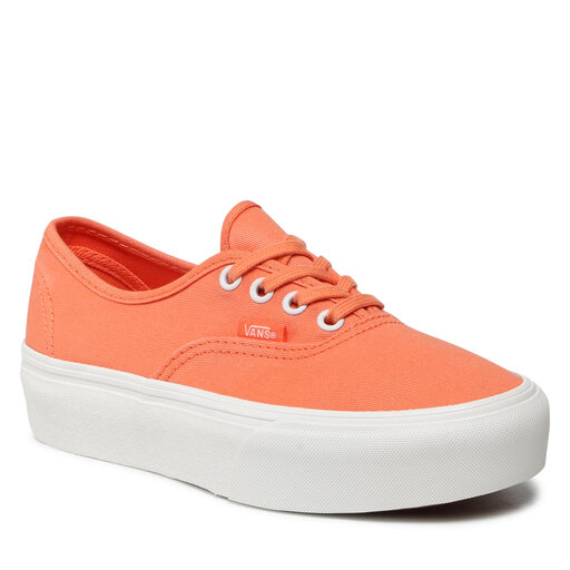 Vans blanche orange top