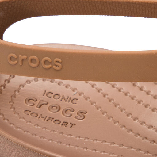 Crocs serena clearance flip bronze