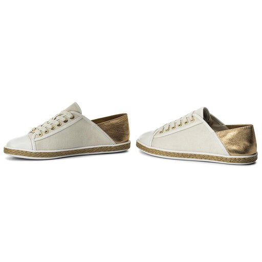 Alpargatas MICHAEL Michael Kors Kristy Slide Canvas 43S6KRFS4D Blanco zapatos.es