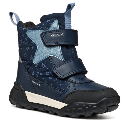 Stivali da neve Geox J Trekkyup Girl B Ab J46M7C 0MNBC CF44Y S Blu scuro escarpe