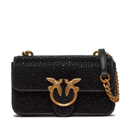 PINKO 100125A1Z6CCOQ 関税送料込 Torebka Pinko Love One Mini Dc PE 23 PLTT 100074 A0F1 Czarny