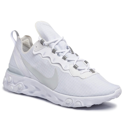 Scarpe Nike React Element 55 Se Su19 BQ6167 101 White Pure Platinum escarpe