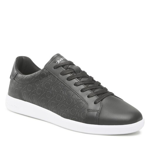 Sneakers Calvin Klein Low Top Lace Up Mono HM0HM00845 Schwarz eschuhe