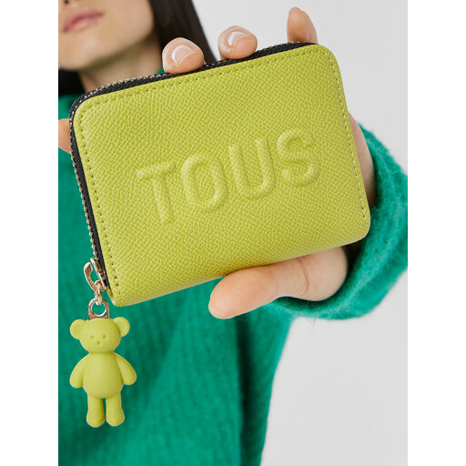 Pequena cartera de mujer TOUS Monedero M. T La Rue 2001796907 Verde zapatos.es