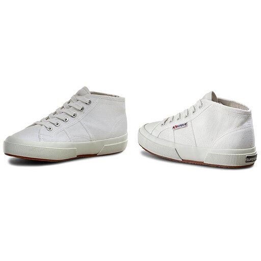 Sneakers aus Stoff Superga 2754 Cotu S00920 WeiB eschuhe