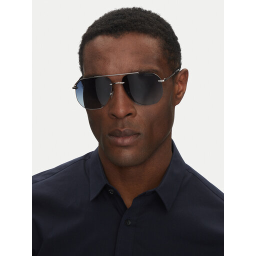 Сонцезахисні окуляри Trussardi TSM3024 Срібний | evzuttya.com.ua