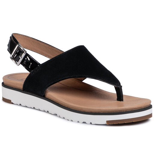 Wedge Sandalen Ugg Schwarz Schwarze UGG Sandalen ILEANA ANKLE Omoda