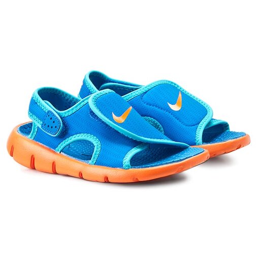 Sandalias Nike Sunray Adjust (Gs/Ps) 386518 011 Photo Blue/Gamma Blue/Ttl • Www.zapatos.es