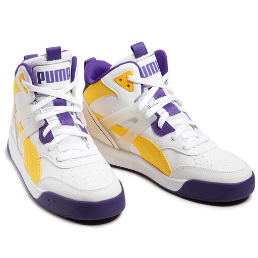 Laisvalaikio batai Puma Backcourt Mid 374139 07 Puma White/Dandelion/Violet  • Www.eavalyne.lt